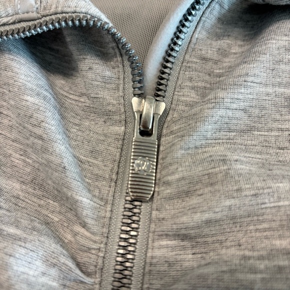 Lululemon Gather & Go, Heathered Power grey Zip Up Sweater. Size 12 - Picture 9 of 11